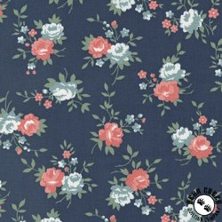 Moda Rosemary Cottage Gather Navy