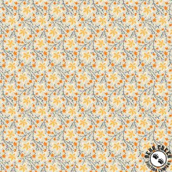 Windham Fabrics Circa Sharp Cheddar Bloom Burst Bisque