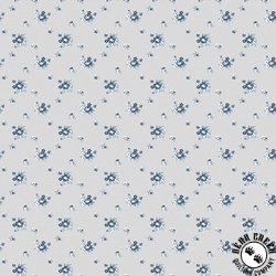 Riley Blake Designs Serenity Blues Delicate Roses Taupe