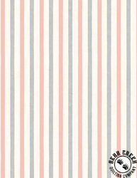 Wilmington Prints Blushing Meadow Stripe Cream/Pink Wilmington Prints Blushing Meadow Stripe Cream/Pink