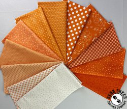 Kimberbell Basics and Beautiful Basics Extra Wide Strip Pack - VIBRANT ORANGES