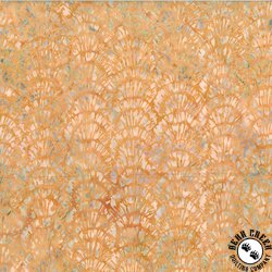 Hoffman Fabrics Jelly Fish Batiks Shell Texture Sunny