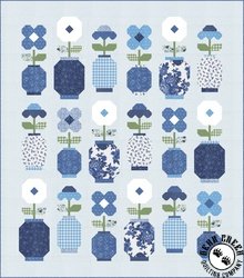 Blueprint Ginger Jars Quilt Kit