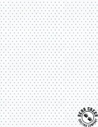 Wilmington Prints Blossom Blues Polka Dots White