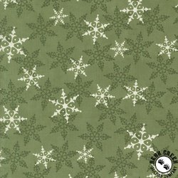 Moda Winter Friends Falling Snow Pine Moda Winter Friends Falling Snow Pine