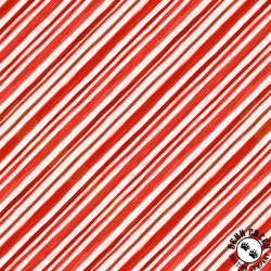 Windham Fabrics Meowy Christmas Stripe Candy Cane