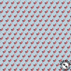 Riley Blake Designs Stars and Stripes Forever Flags Sky Riley Blake Designs Stars and Stripes Forever Flags Sky