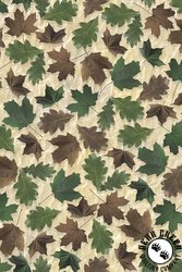 QT Fabrics The Wonder of Nature Leaves Cream QT Fabrics The Wonder of Nature Leaves Cream