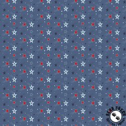 Riley Blake Designs Stars and Stripes Forever Shooting Stars Blue Riley Blake Designs Stars and Stripes Forever Shooting Stars Blue