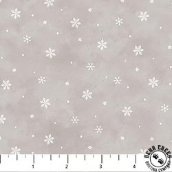 Northcott Snow Much Fun Flannel Mini Snowflake Beige