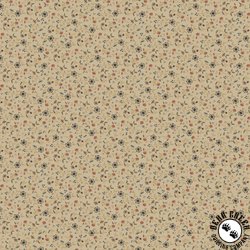 Windham Fabrics Petite Jeanne Wild Flowers Taupe