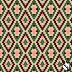 Cloud9 Fabrics Honey Garden Honeycomb Multi Cloud9 Fabrics Honey Garden Honeycomb Multi