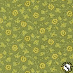 Moda Sally's Stiches Trailing Moss New Leaf Moda Sally's Stiches Trailing Moss New Leaf