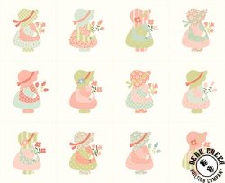 Moda Sunbonnet Panel Porcelain Moda Sunbonnet Panel Porcelain