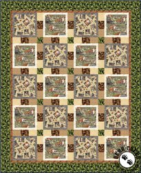 Out of the Den Free Quilt Pattern by Quilting Treasures