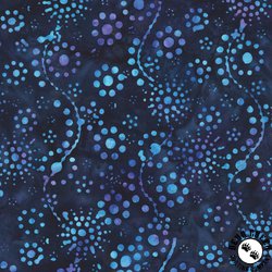 Anthology Fabrics Vibrance Batik Spark Navy