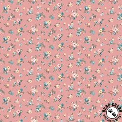 Riley Blake Designs Mary Catherine Ditsy Floral Mellow Rose