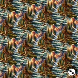 Blank Quilting Wilderness Song Waterfalls Blue Blank Quilting Wilderness Song Waterfalls Blue