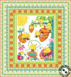 Busy Bees I Free Quilt Pattern