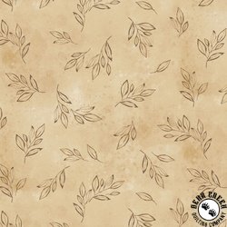 P&B Textiles Floral Chic Tonal Tossed Leaves Neutral/Tan P&B Textiles Floral Chic Tonal Tossed Leaves Neutral/Tan