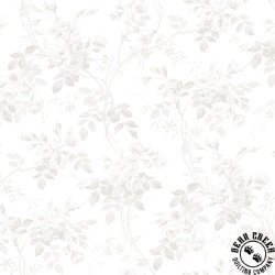 Clothworks Audrey Rose Vine White Clothworks Audrey Rose Vine White
