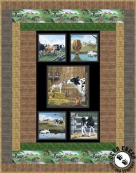 Farm Life - Curious Cows Free Quilt Pattern by Elizabeth's Studio