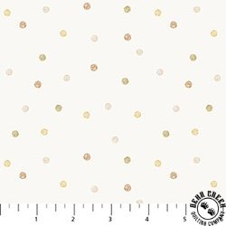 Figo Fabrics Tiny Waddles Dots Cream