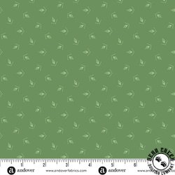 Andover Fabrics Itsy Bits Pine Cone Kelly Green