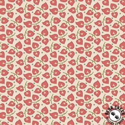 Andover Fabrics Joy Heartstrings Holly Berries