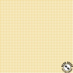Marcus Fabrics Dandy Pansies Mini Check Yellow Marcus Fabrics Dandy Pansies Mini Check Yellow