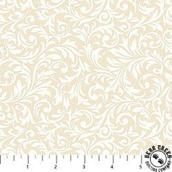 Northcott Holiday Joy Scroll Cream Northcott Holiday Joy Scroll Cream