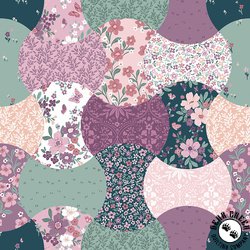 Riley Blake Designs Buds and Butterflies Cheater Print Riley Blake Designs Buds and Butterflies Cheater Print