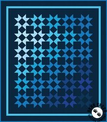 Kona Cotton Solids 365 - Night Stars Free Quilt Pattern