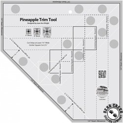 Creative Grids Pineapple Trim Tool 6/8/10 Inch Finished Blocks