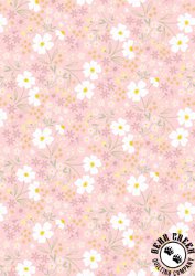 Lewis and Irene Fabrics Joys of Spring Songs of Spring Light Pink