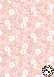 Lewis and Irene Fabrics Joys of Spring Songs of Spring Light Pink Lewis and Irene Fabrics Joys of Spring Songs of Spring Light Pink