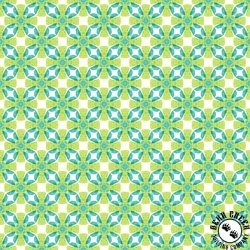 In The Beginning Fabrics Dragon Friends Geo 3 Lime