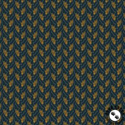 Windham Fabrics Circa Sharp Cheddar Verdure Indigo