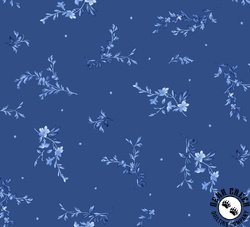 Maywood Studio Blue Belle Tossed Navy Maywood Studio Blue Belle Tossed Navy