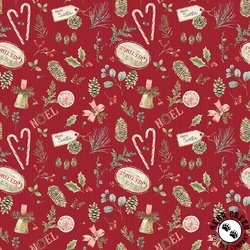 Riley Blake Designs Holiday Spirit Christmas Toss Red Riley Blake Designs Holiday Spirit Christmas Toss Red