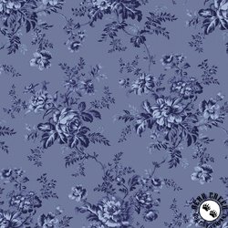 Windham Fabrics Jasper Blue Flower Picking Blue Iris Windham Fabrics Jasper Blue Flower Picking Blue Iris