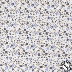 Moda Sun Drenched Tiny Floral Toss Cloud/Indigo Moda Sun Drenched Tiny Floral Toss Cloud/Indigo