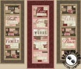 Words To Live By Free Pattern by Wilmington Prints