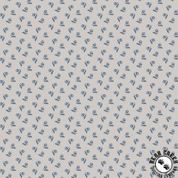 Riley Blake Designs Serenity Blues Tiny Floral Taupe