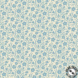 Andover Fabrics Cozy House Marie's Garden Ivory