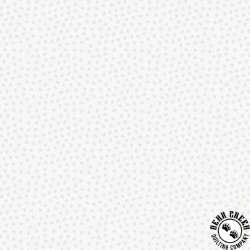 Lewis and Irene Fabrics Tiny Tonals Tiny Dotty Floral White on White