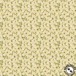 Clothworks Violetta Daisies Yellow Clothworks Violetta Daisies Yellow
