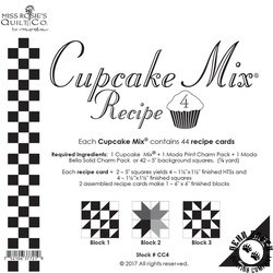 Miss Rosie's Quilt Co. Cupcake Mix Recipe 4 Foundation Paper