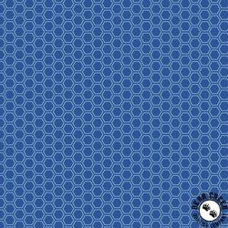 Maywood Studio Kimberbell Basics Honeycomb Blue Maywood Studio Kimberbell Basics Honeycomb Blue