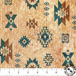 Northcott Stonehenge Sedona Spirit Navaho Motif Light Rust/Multi